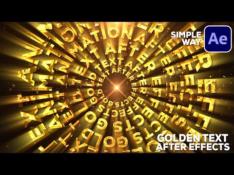 Easy After Effects Tutorial Particles Logo Text Animation Download Free Template