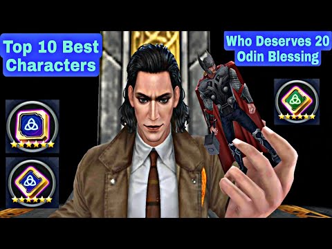 Top 10 Best Characters Who Deserves 20 Odin Blessing - Marvel Future Fight