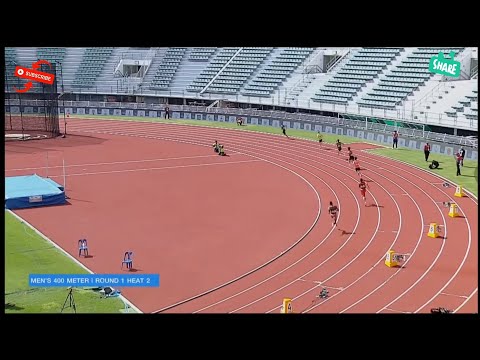 MEN'S 400 METER ●  ROUND 1 HEAT 2. 25th Asian Athletics Championships 2023 Bangkok