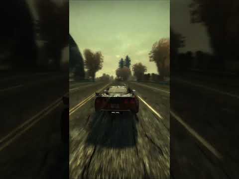 Corvette C6 327km/h MOMENTS #37 NFS MOST WANTED #shorts #mostwanted #rework #corvette #moments