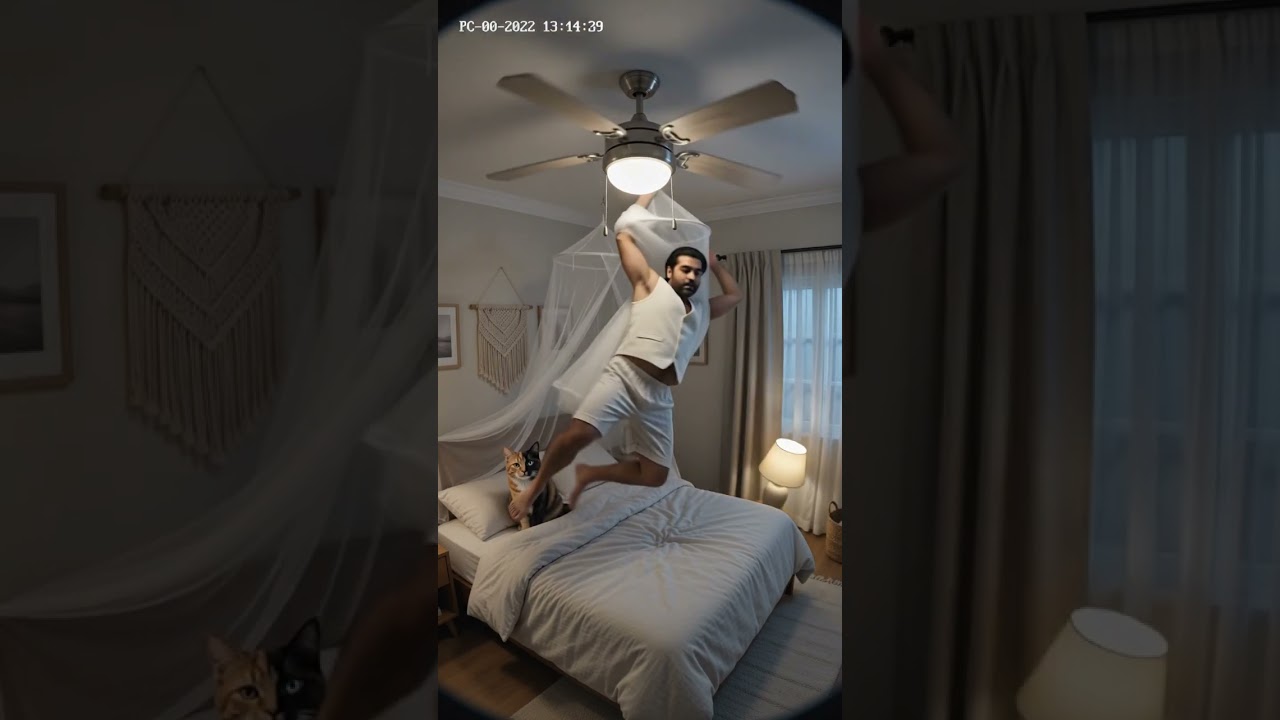 Tried to Hang My Mosquito Net and My Ceiling Fan Caught Me Like a Fish 🎣