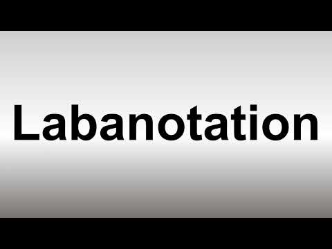 How to Pronounce Labanotation