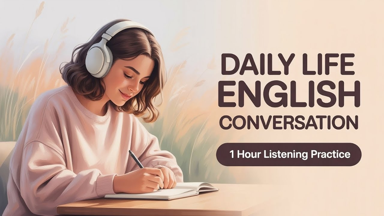 Daily Life English Conversation Practice | 1 Hour of Everyday English Listening | Learning Podcast