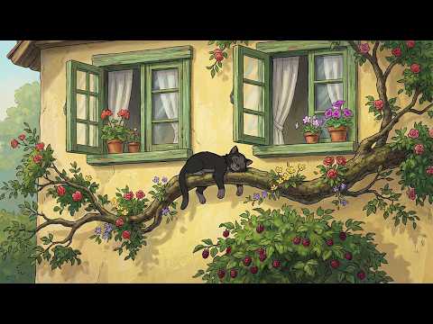1940s Oldies Playing in Another Room on a Gentle Spring Afternoon | Cottage Garden Vibes