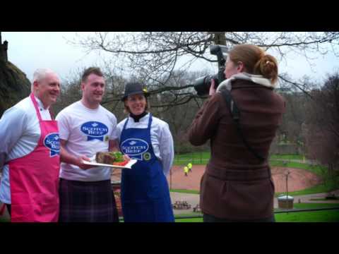 Rugby Star Scrums Down with Butcher, Chef and Farmer