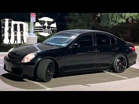 G35 bc coilovers & GKTECH angle kit + body kit