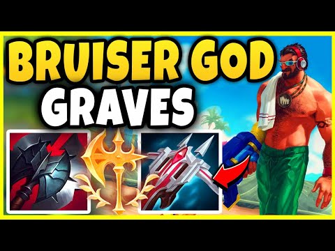 BRUISER BLASTER GRAVES TOP! PEN CRIT AND TANK?! - Legaue of Legends