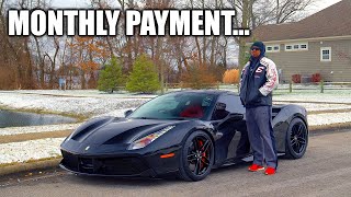 MONTHLY PAYMENT ON A FERRARI 488 GTB…