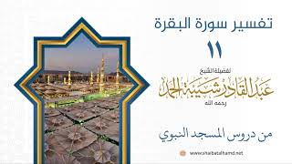 تفسير سورة البقرة (11) تابع تفسير الآية 185| الشيخ عبدالقادر شيبة الحمد image