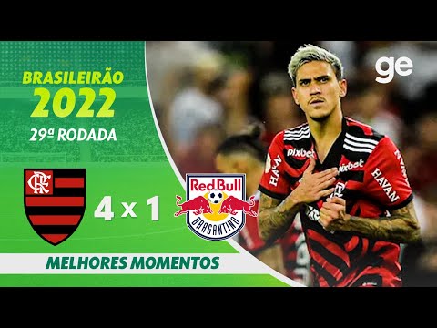 Gols e lances de Flamengo x Red Bull Bragantino
