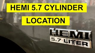 Chrysler/ RAM /Charger 5.7 Hem Gen 3 2003  & Up - Cylinder Location & Firing Order