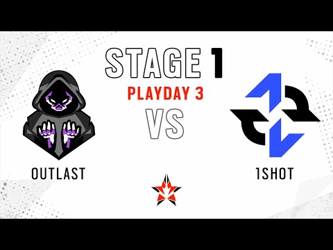 Outlast vs 1Shot // NA Challenger League - Stage 1 - Playday 3 (no cast)