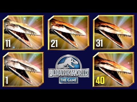 NEW MOSASAURUS GEN 2 MAX LEVEL FEEDING (JURASSIC WORLD)