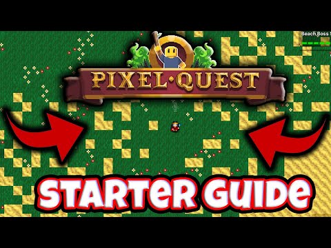 Beginner's Guide To Pixel Quest On Roblox For NEW PLAYERS World 1-4