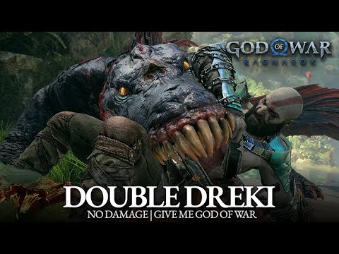 God of War Ragnarok - Double Dreki Boss Fight (No Damage / GMGOW)