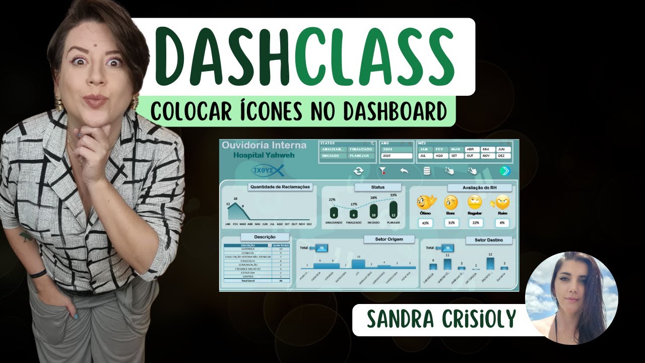 DashClass #25 - Como trabalhar com ícones no seu Dashboard