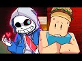 UNDERTALE Vs ROBLOX FORSAKEN Animation