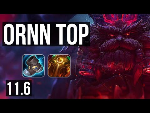 ORNN vs NASUS (TOP) | 4/0/4, 800+ games, 1.0M mastery | KR Diamond | v11.6