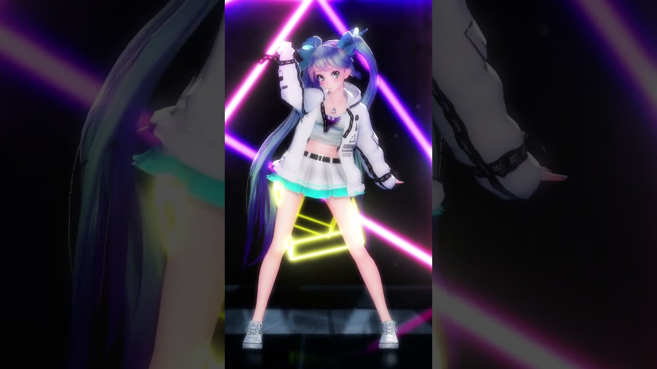 Tda式改変ミクさんでコンココンコンココンコンコン #vocaloid #mmd #コンココンコンココンコンコン #初音ミク