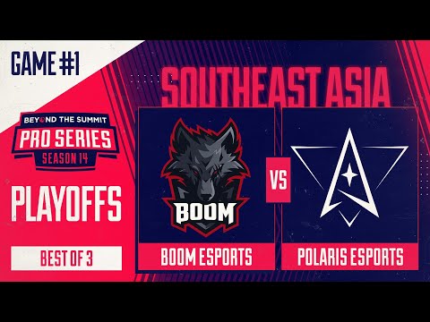 BOOM vs Polaris Game 1 - BTS Pro Series 14 SEA: Playoffs w/ BluScale & Otomo