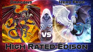 Dragons vs Hero Frog - High Rated Edison Yu-Gi-Oh!