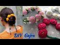 HOW TO MAKE GAJRA VENI Easy Homemade Febric Gajra