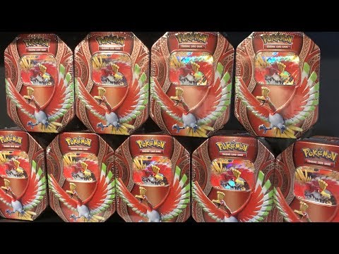 Opening 9x Ho-Oh GX Tins