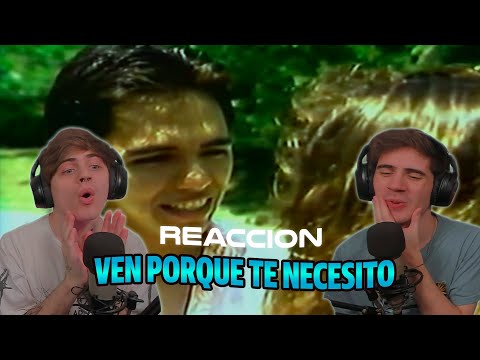 ARGENTINOS REACCIONAN POR PRIMERA VEZ A Los Temerarios - Ven Porque Te Necesito (Video Oficial)