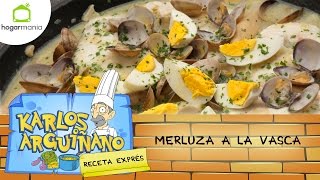 Merluza a la vasca receta de Arguiñano