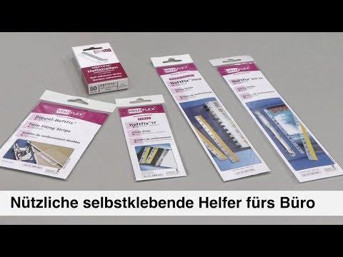 Artikelvideo 1 für 50 VELOFLEX Lochverstärker VELOFIX® glasklar, Artikelnummer 494518