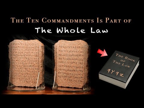 The Ten Commandments Is Part Of The Whole Law