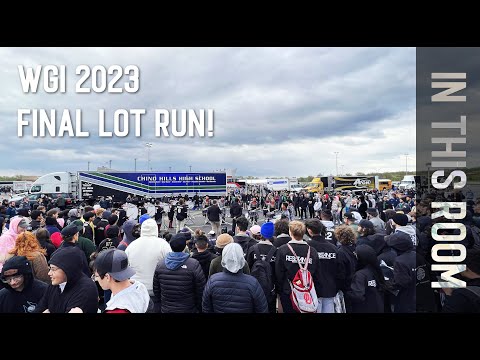 Chino Hills HS 2023 "In This Room" - Final run in the lot at WGI Finals
