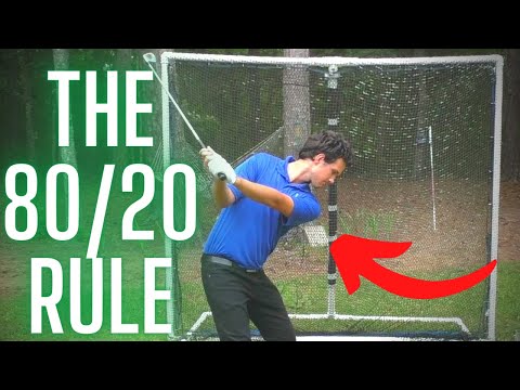 Get a Perfect Golf Swing Using My "80/20 Rule"...You've Never Seen Anything Like This