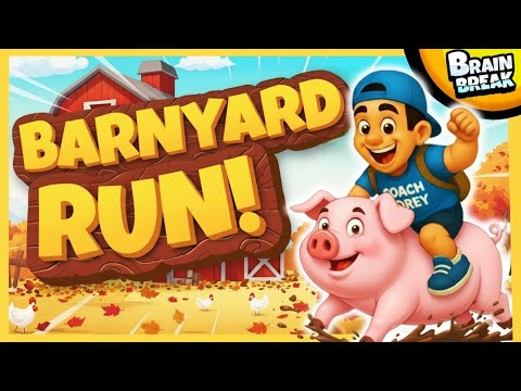 🍂 The BarnYard Run! 🍂 Brain Break 🍂 Fall Brain Breaks for Kids 🍂 Danny Go Inspired