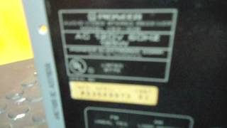 Video thumbnail for pioneer vsx-305 by carlos peçanha
