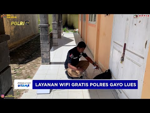 POLRES GAYO LUES SEDIAKAN LAYANAN WIFI STARLINK GRATIS UNTUK KORBAN BANJIR BANDANG