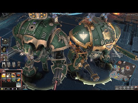 "WARHAMMER 40K Dark Angels Vs Eldar MASSIVE BATTLE Gameplay!"
