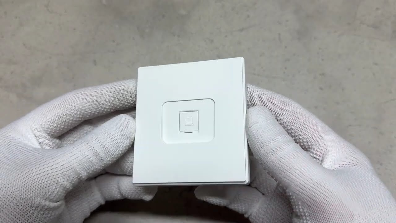 Розетка CAT6e одинарна комп'ютерна біла матова VIDEX NOTA (VF-NT-SK1PC6-WH)