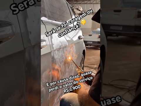 Fiz loucura e quase perdo o valor do serviço de R$ 2.900,00!! #funilariaepintura #lanternagem #carro
