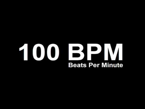 100 BPM (Beats Per Minute) Metronome Click Track