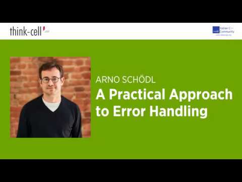 itCppCon20 - A Practical Approach to Error Handling (Arno Schödl)