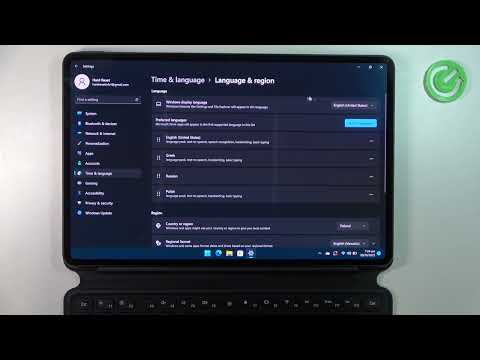 HUAWEI MateBook E Windows 11 - How To Change System Language