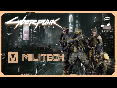 CYBERPUNK 2077 Militech Combat + Stealth Mix | Unreleased Soundtrack