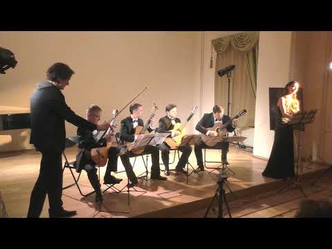 Villa-Lobos – Bachianas Brasileiras No 5 – Frauchi Guitar Quartet feat. S.Poltavskiy & Kh. Zayfidi