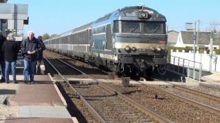 preview picture of video 'Train : BB 67590 en gare de Noyelles-sur-Mer'
