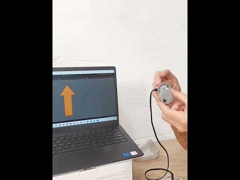 AS5600 magnetic absolute encoder with knob #robotics #engineering #electronics #unity3d #arduino