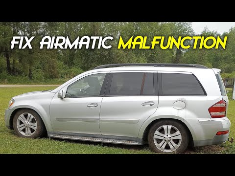 How to fix Mercedes GL450 W164 Airmatic malfunction #airsuspension #quickfix #airmatic #gl450