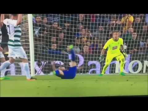 Barcelona vs Eibar 21/5/17 (Jordi Alba dive and penalty)