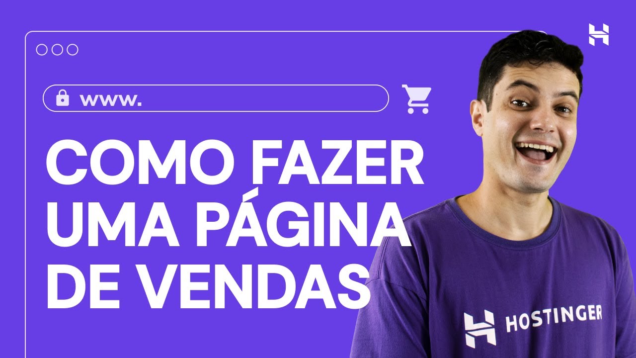 Como Fazer Uma Página de Vendas 📑 (2025) | Hostinger Brasil