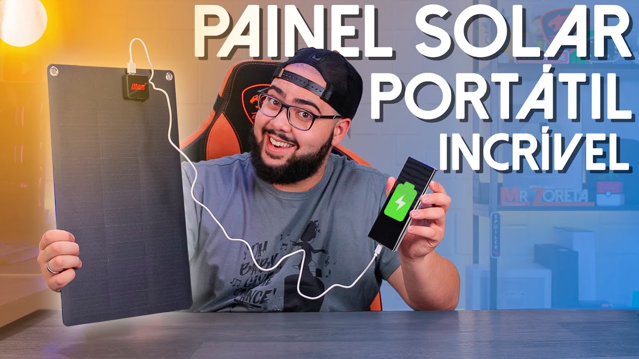 Painel Solar Individual Para Recarregar seus Aparelhos! Funciona e é Barato! Recomendo!